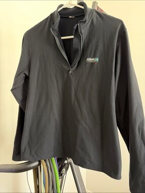 Hind Black Half-Zip Short Sleeve Tee